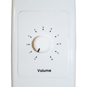 25 watt attenuator with relay bypass on Clipsal series 2000 plate