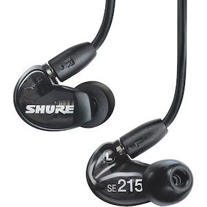 Shure SE215-K – Sound-Isolating In-Ear Earphones (Black)