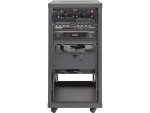 Samson 12 RU Pro Equipment Rack - front view