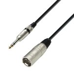 XLR male to 6.3 mm Jack stereo 10 m - front view