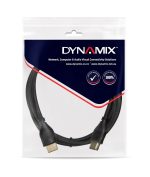 DYNAMIX 1m HDMI 10Gbs Slimline High-Speed Cable With Ethernet.