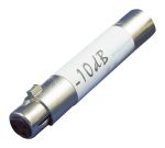 Pad Attenuator -10dB XLR Audio Adapter - front view