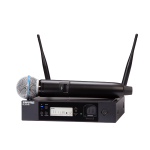 Shure GLXD24R+ Beta 58 Digital Wireless Vocal System - front view