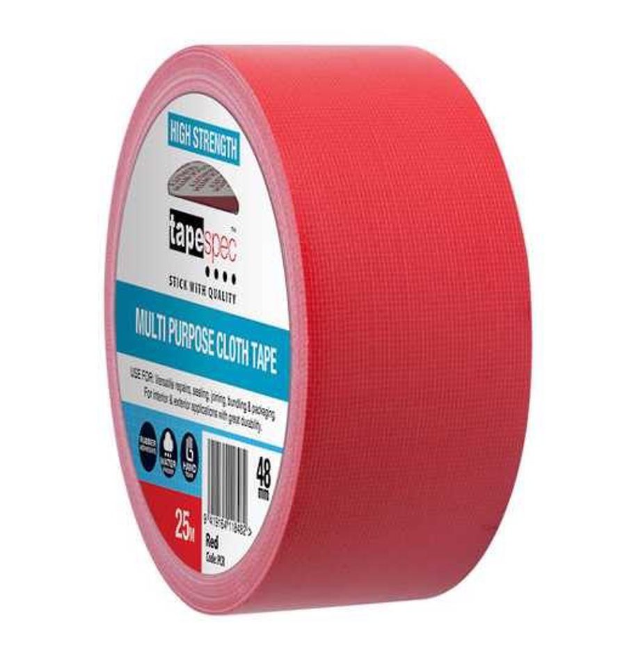 Red Gaffa Tape  30m 42mm ( Tape Spec 116 Cloth Tape )