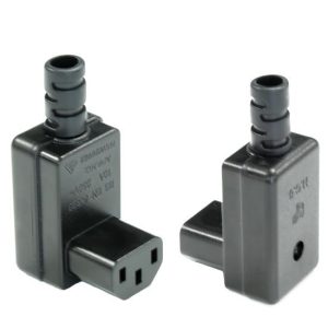 Re-Wire Able Down Angled IEC Female C13 10A Trailing Socket