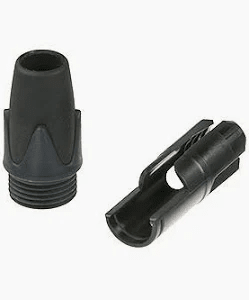 Large bushing with chuck type strain relief for for PX-Series. Accommodates cables up to an OD of 8 mm - front view