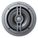 R62 6.5 In-Ceiling Speakers with 1.0 Parachute Silk Dome Tweeter,Pair, Black Series Pair