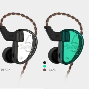 KZ-AS06 IEM Black Three-unit pure balanced armature earphone
