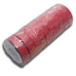 Nitto Insulation Tape 20m x 19mm - Red 10 Pack