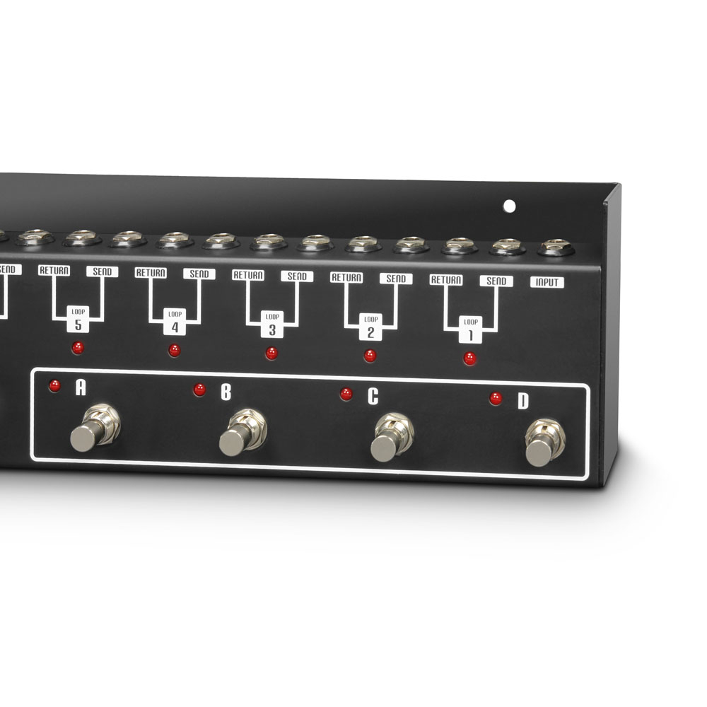 Palmer Octobus 8-Channel Programmable Loop Switcher - Pedalboard FX Routing - front view