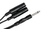 Hosa YPP-111 6.5mm Splitter Cable Mono - front view