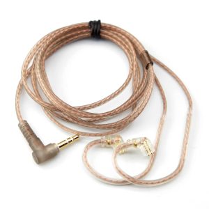 C Pin KZ IEM Clear Copper Upgrade Replacement Cable No Mic