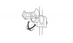 iKlip Xpand Mini Universal mic stand support for iPhone, iPod touch and smartphones - front view