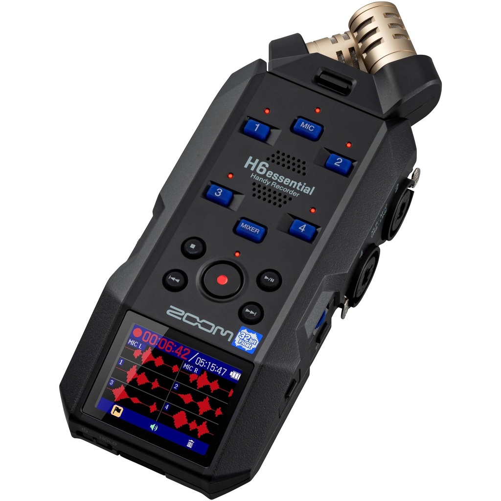 Zoom H6 essential – Portable Audio Recorder 6 Track - front view