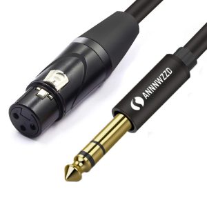 10m 6.35mm TRS Jack Male  to XLR Female Audio Cable ANNNWZZD