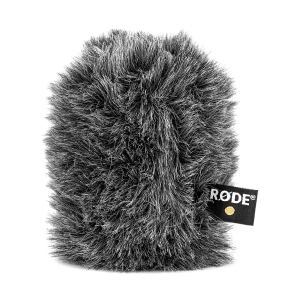 RODE Ws11 Deluxe Windshield Comprised Of Open Cell Foam And Fur Sleeve Suits Videomic Ntg - front view
