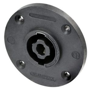 speakon 4 pole chassis connector G flange
