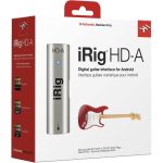 IK Multimedia iRig HD-A Guitar Interface For Android with AmpliTube IP-IRIG-HDA-IN