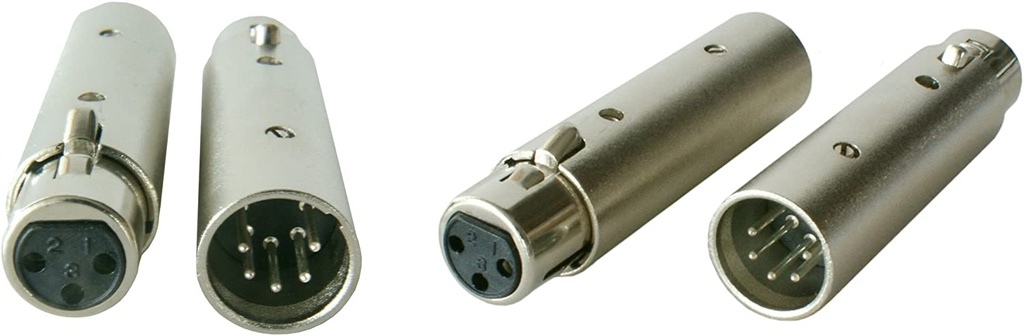 EWI DMX 5 Male to DMX 3 Female XLR adaptor
