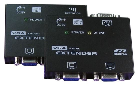REXTRON Video Extender. Allows VGA Signal To Be Extended Up To 150m
