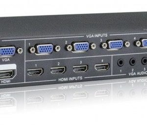 12 input Presentation scaler with Mic inputs, Amplifier, HDBaseT out (DEMO)