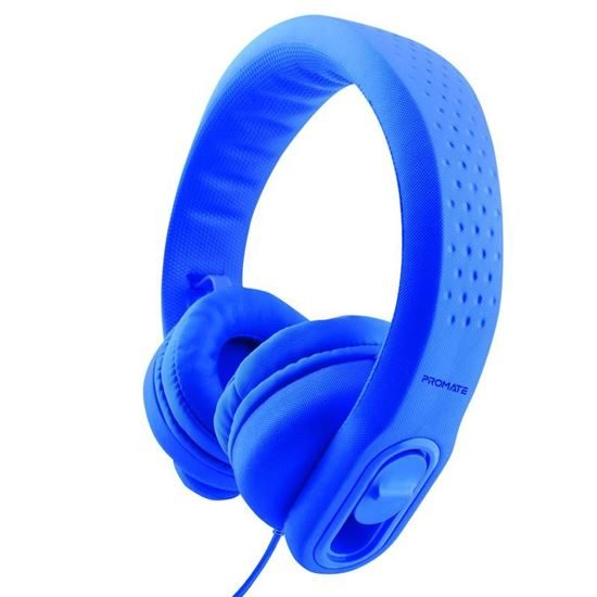 Blue - PROMATE Made For Kids Flex-Foam Stereo Headphones