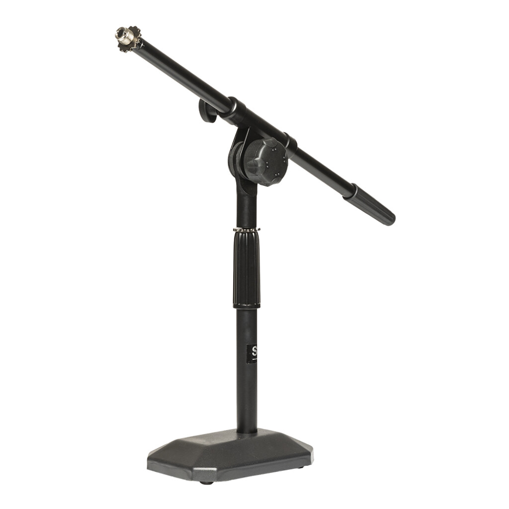 Stagg Desktop Microphone Boom Stand - front view
