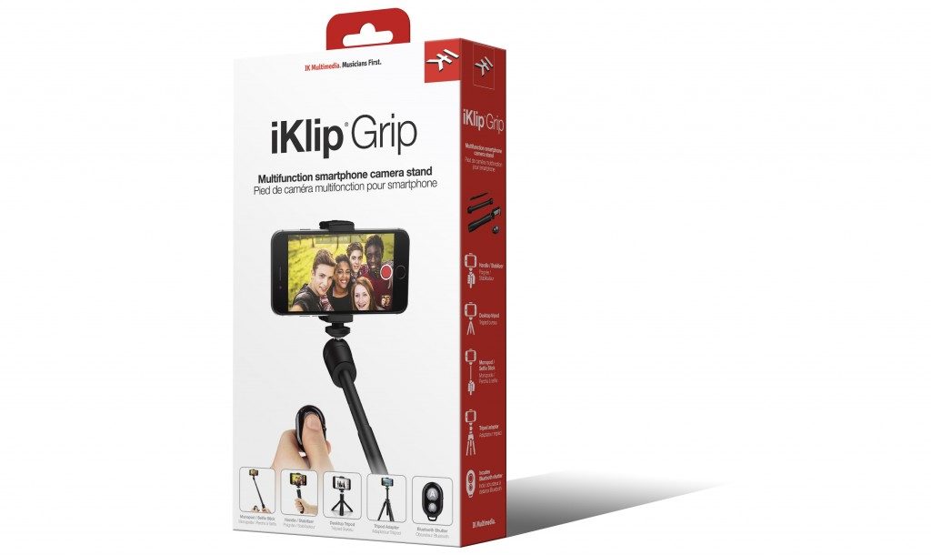 iKlip Grip The multifunctional smartphone video stand with Bluetooth shutter IP-IKLIP-GRIP-IN