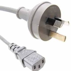 White 1.5M 3-Pin Plug to IEC C13
