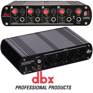 Active 4 Channel Direct Box with Line Mixer