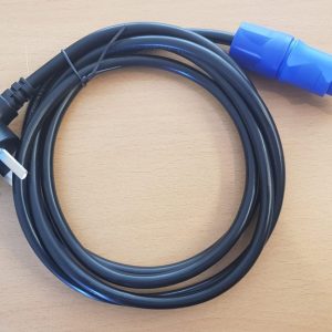 Powercon to AC Lead 2m with Tapon AC plug