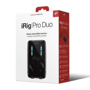 IK Multimedia iRig Pro Duo 2 Channel Professional Audio Interface for iPhone IP-IRIG-PRODUO-IN