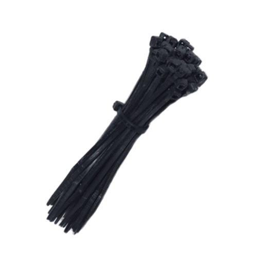 Cable Ties Nylon Black - 150mm Long 100 Pcs