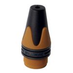 Neutrik XLR Connector Boot Brown NC**XX - front view
