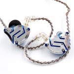 KZ ZS10 Pro Glare Blue No Mic - front view