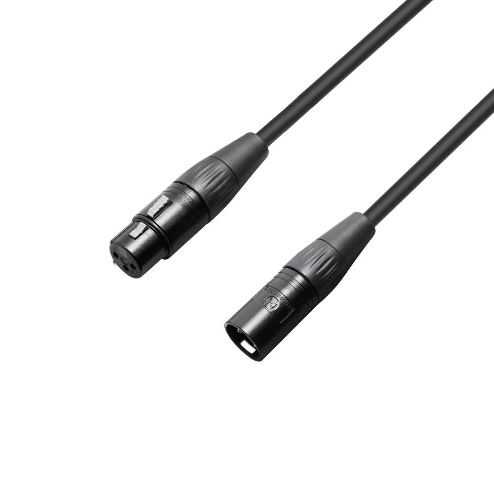 20m Adam Hall Krystal Edition XLR Female to XLR Male Microphone Cable - front view