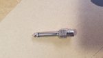 Maximum RCA to jack adapter, nickel metal