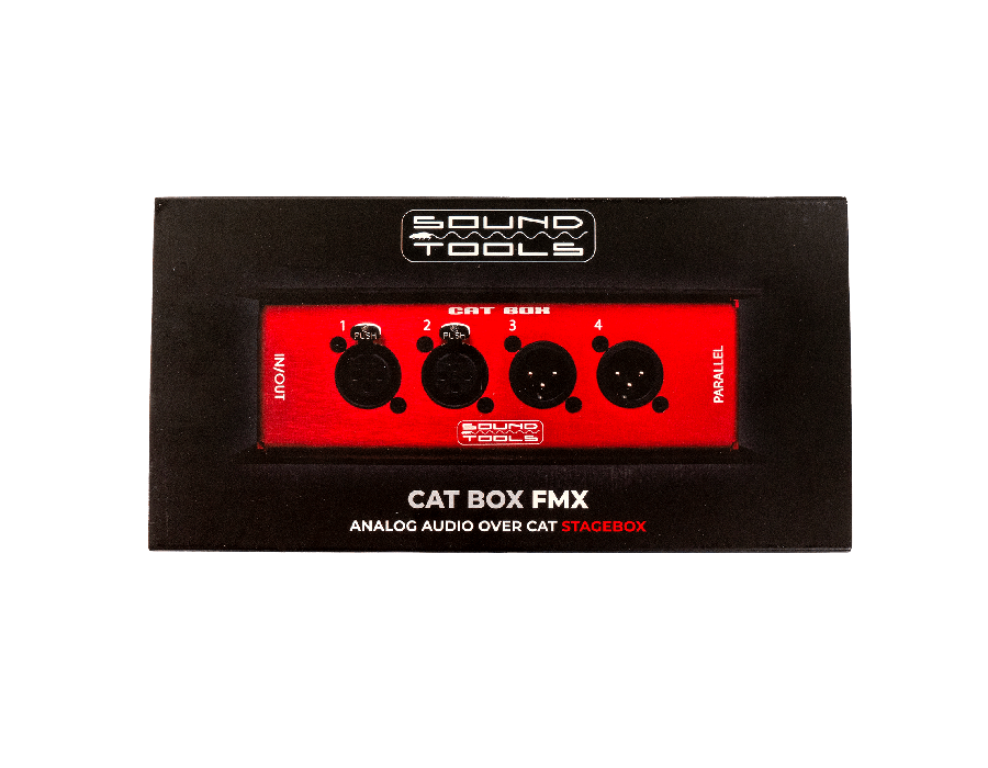 SoundTools CAT Box FMX 4-Channel Analog Stage Box - front view
