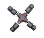 IP68 Waterproof Connector 3 Pin Cross Shape