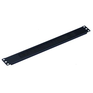 DYNAMIX 1RU 19' Brush Cable Management Bar. Black Colour