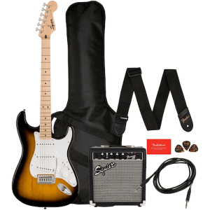 Fender Squier Sonic Series Stratocaster Pack - 2-color Sunburst