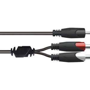 3.5mm TRS Jack to Dual TS 6.5mm Jack 1.83m