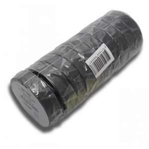 Nitto Insulation Tape 20m x 19mm - Black 10 Pack