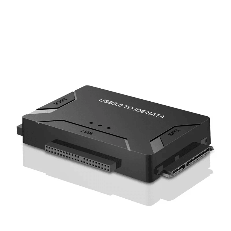 SATA to USB 3.0 IDE Adapter USB2.0 Sata Cable for 2.5 3.5 SATA IDE Hard Disk Drive Adapter USB C OTG HDD SSD USB Converter - front view