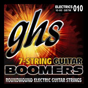 GHS Strings GHS-GB7M – Boomers 7-String Electric Guitar Strings (Medium)