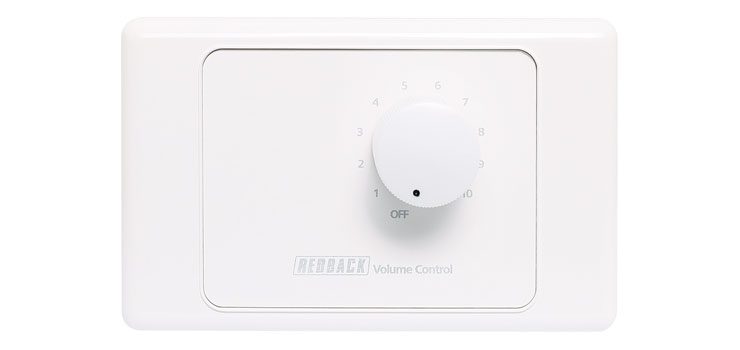 Volume Control 40W 100V Line - Horizontal Dual Cover