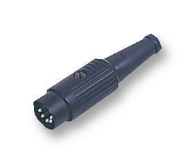 Midi DIN 5PIN Black Plug Male