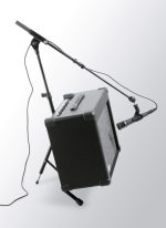 Amp Stand With Boom Arm Mic Stand Kit - front view