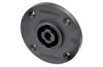 Speakon 4-Pole Chassis Connector G Flange - front view