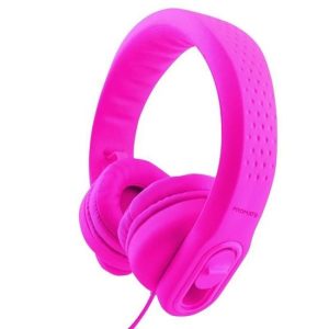 Pink - PROMATE Made For Kids Flex-Foam Stereo Headphones